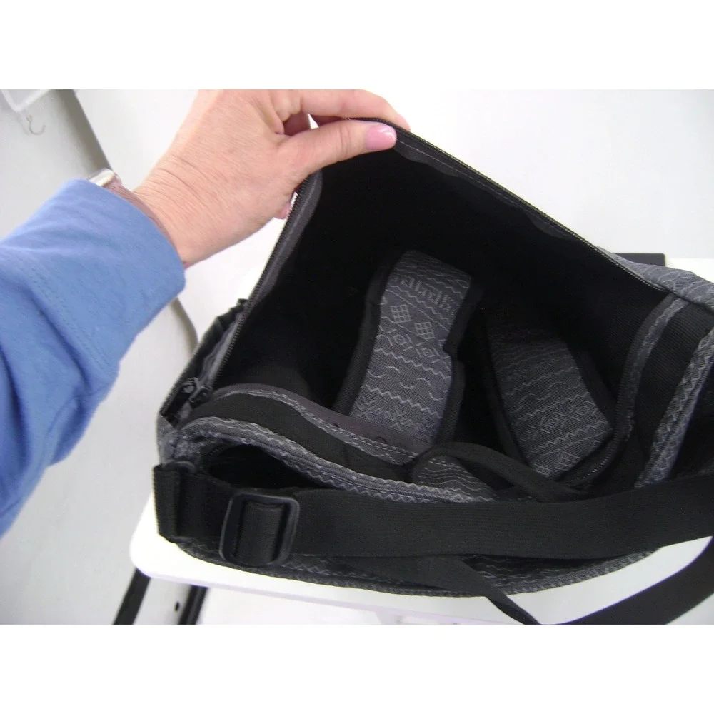 Dakine‎ Grey Geometric Tribal Convertible Crossbody Backpack Bag Messenger